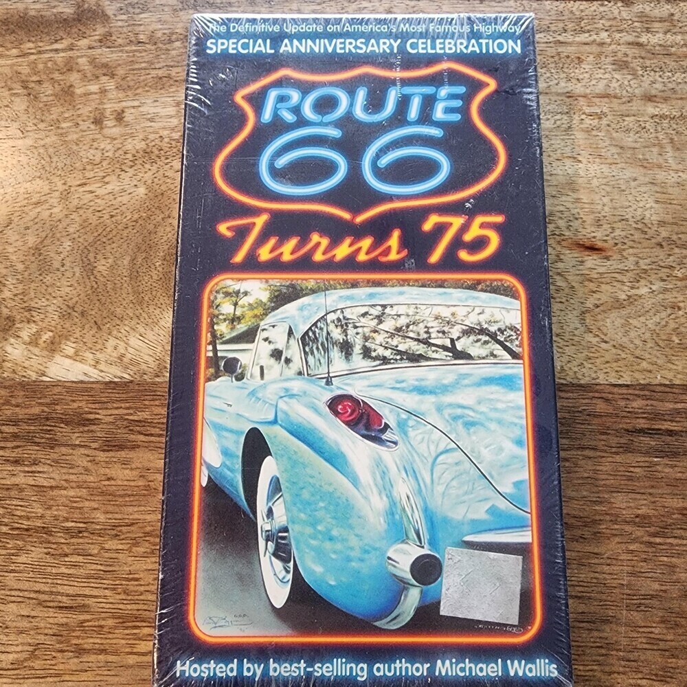 Vintage Route 66 Turns 75 VHS Travel Documentary Michael Wallis New Sealed